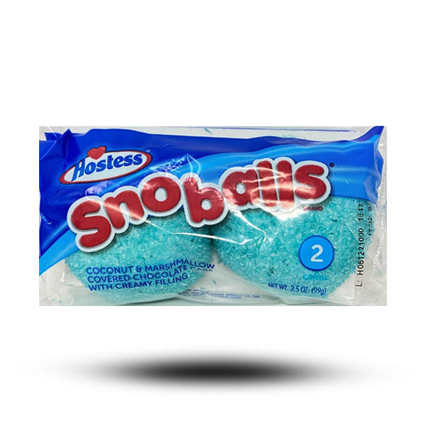 Süßigkeiten aus aller Welt, amerikanische Süßigkeiten, Süßigkeiten bestellen, Sweets online, internationale Süßigkeiten, Kekse und Kuchen aus aller Welt, American Sweets, Hostess Snoballs Blau 