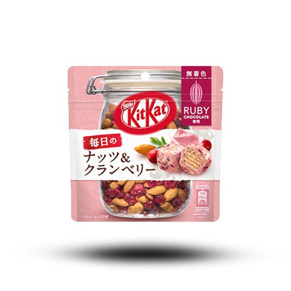 Süßigkeiten aus aller Welt, asiatische Süßigkeiten, japanische Süßigkeiten, internationale Süßigkeiten, Süßigkeiten bestellen, Sweets online, japanische Schokolade, KitKat Ruby Chocolate Everyday Nuts & Cranberry Pouch