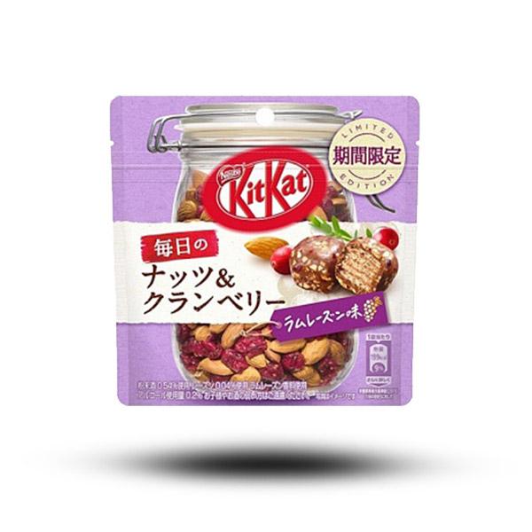 Süßigkeiten aus aller Welt, asiatische Süßigkeiten, japanische Süßigkeiten, internationale Süßigkeiten, Süßigkeiten bestellen, Sweets online, japanische Schokolade, Kit Kat Mini Nuts and Cranberry Rum & Raisin