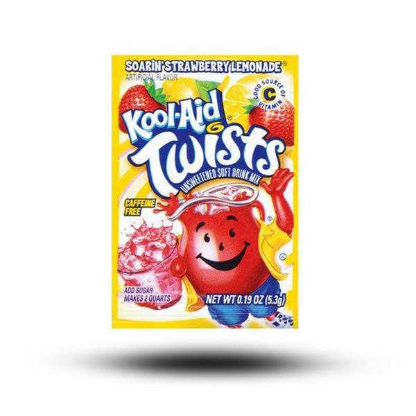 amerikanische Getränke, Getränke aus aller Welt, internationale Getränke, amerikanische Drinks, Drinks aus aller Welt, Kool Aid Twists Sorin Strawberry Lemonade