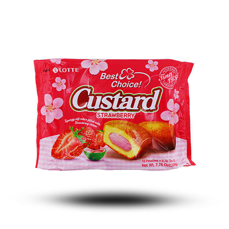 Lotte Custard Pie Strawberry 22g