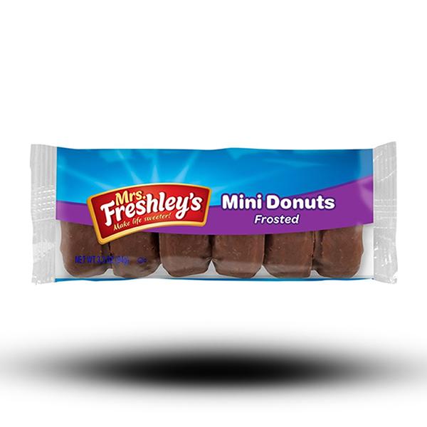 Süßigkeiten aus aller Welt, amerikanische Süßigkeiten, Süßigkeiten bestellen, Sweets online, internationale Süßigkeiten, Kekse und Kuchen aus aller Welt, American Sweets, Mrs Freshleys Chocolate Mini Donuts