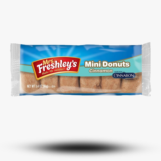 Süßigkeiten aus aller Welt, amerikanische Süßigkeiten, Süßigkeiten bestellen, Sweets online, internationale Süßigkeiten, Kekse und Kuchen aus aller Welt, American Sweets, Mrs Freshleys Cinnamon Mini Donuts