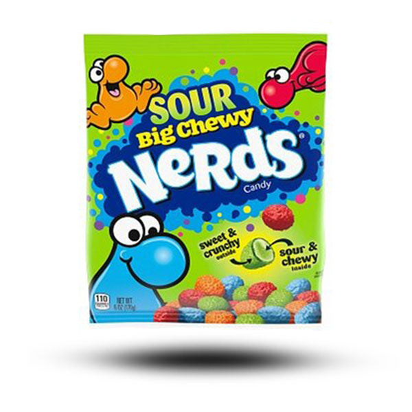 Süßigkeiten aus aller Welt, amerikanische Süßigkeiten, Süßigkeiten bestellen, Sweets online, internationale Süßigkeiten, American Candy, American Sweets, Nerds Sour Big Chewy Peg Bag