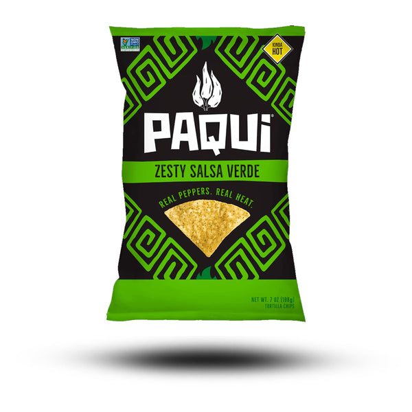 PAQUI Zesty Salsa Verde Tortilla Chipsc 198g