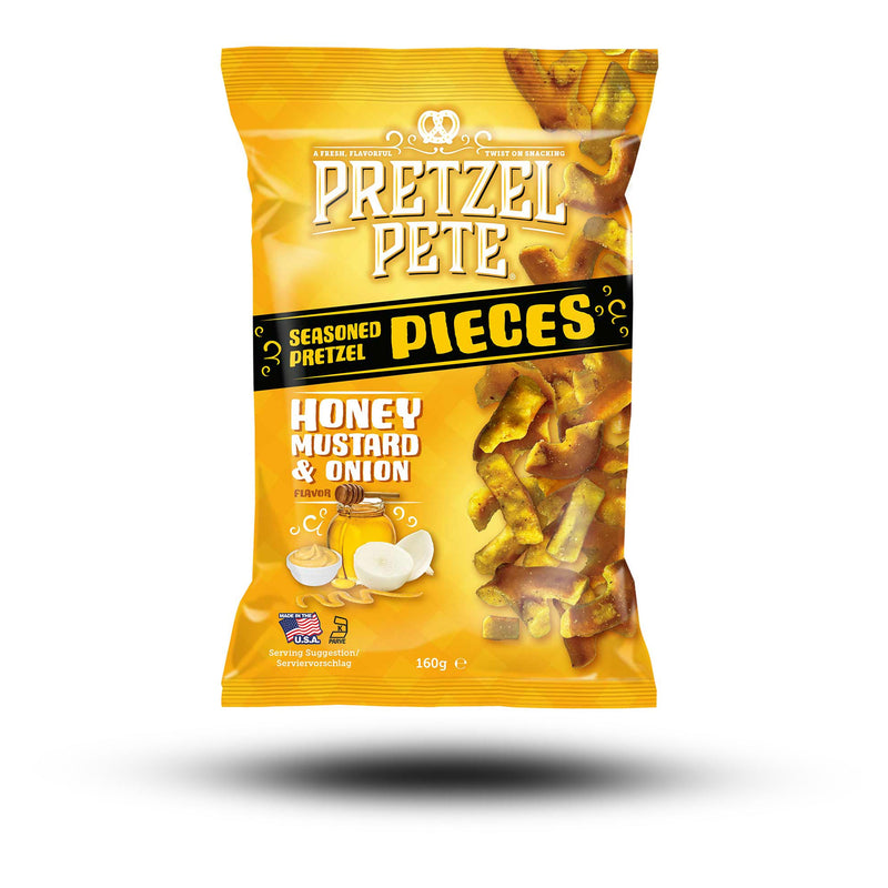 Pretzel Pete Honey Mustard Onion Pieces 160g