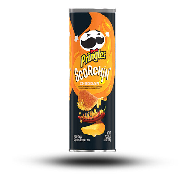 Pringles Scorchin Cheddar 158g