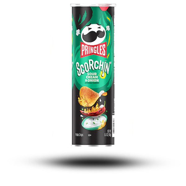 Pringles Scorchin Sour Cream & Onion 158g