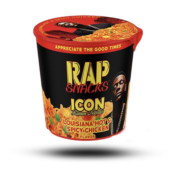 Süßigkeiten aus aller Welt, amerikanische Süßigkeiten, Süßigkeiten bestellen, Sweets online, internationale Süßigkeiten, Chips aus aller Welt, American Sweets, ID2771Rap Snacks Lil Boosie Louisiana Hot & Spicy Chicken Ramen