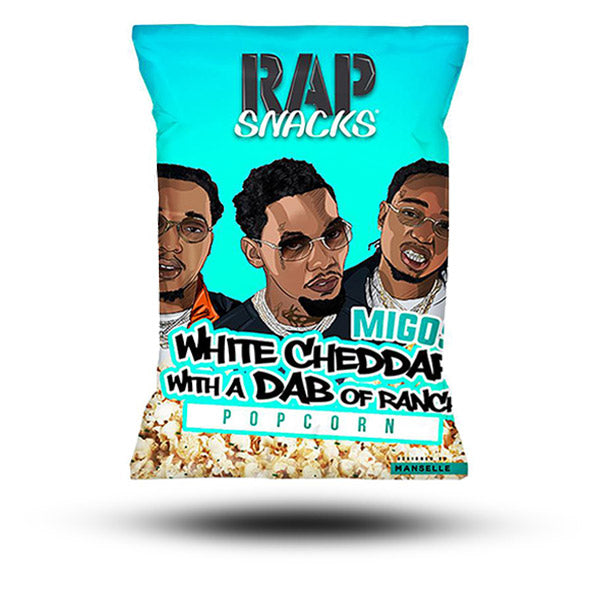 Rap Snacks Migos White Cheddar Popcorn 71g