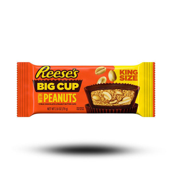 Süßigkeiten aus aller Welt, amerikanische Süßigkeiten, internationale Süßigkeiten, Süßigkeiten bestellen, Sweets online, Schokolade aus aller Welt, American Sweets, Reeses Big Cup with Peanuts 