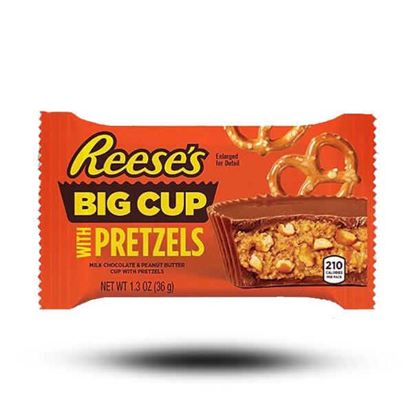 Süßigkeiten aus aller Welt, amerikanische Süßigkeiten, internationale Süßigkeiten, Süßigkeiten bestellen, Sweets online, Schokolade aus aller Welt, American Sweets, Reeses Big Cup with Pretzels