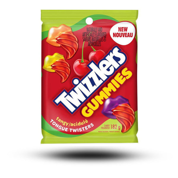 Twizzlers Gummies Cherry Tongue Twisters 182g