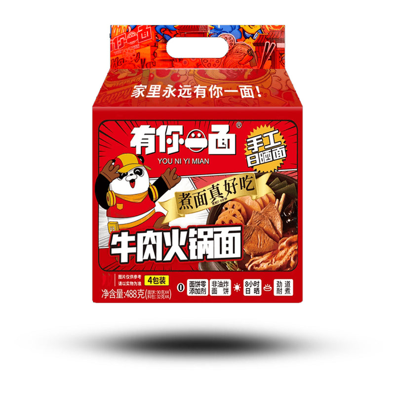 YouNiYiMian Instant Noodles Hot Pot 480g