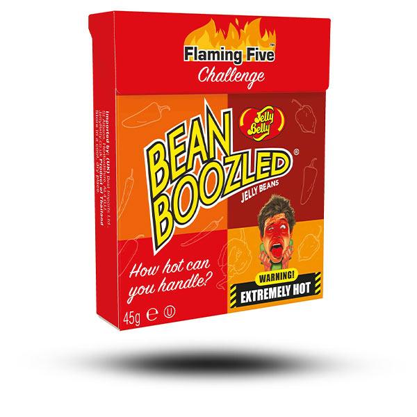 american candy, amerikanisches Fruchtgummi, Fruchtgummi aus aller Welt, amerikanische Süßigkeiten, Süßigkeiten aus aller Welt, american sweets, Jelly Belly Bean Boozled Flaming Five Challenge 