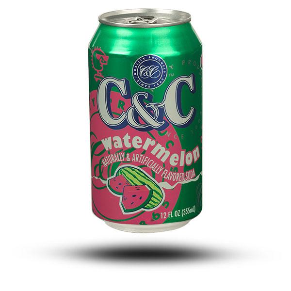 amerikanische Getränke, Getränke aus aller Welt, internationale Getränke, amerikanische Drinks, Drinks aus aller Welt, C&C Soda Watermelon