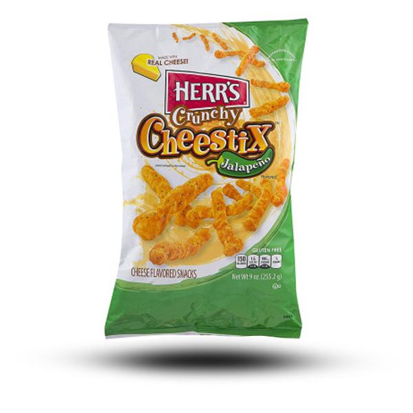 Süßigkeiten aus aller Welt, amerikanische Süßigkeiten, Süßigkeiten bestellen, Sweets online, internationale Süßigkeiten, Chips aus aller Welt, American Sweets, Herrs Crunchy Cheestix Jalapeno