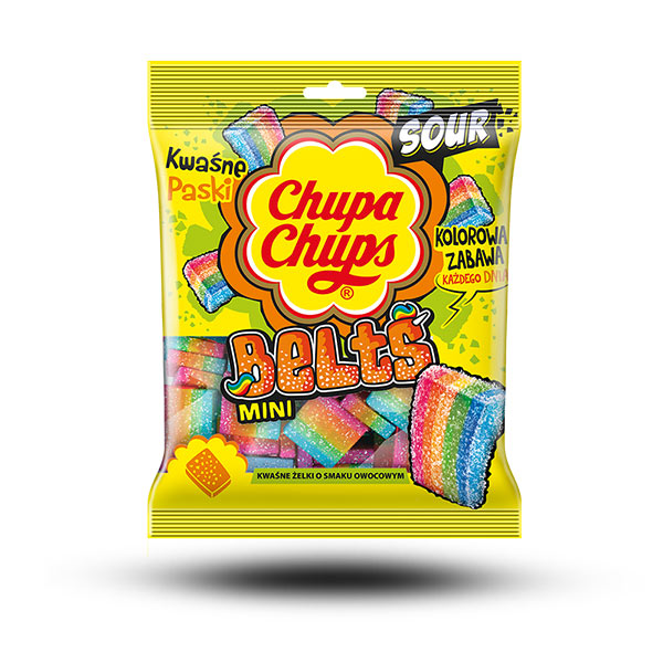 Chupa Chups Sour Belts Mini 90g