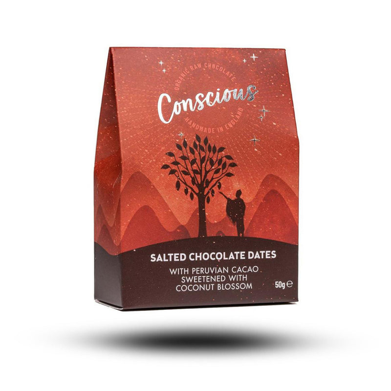 Conscious Salted Chocolate Dates 50g
