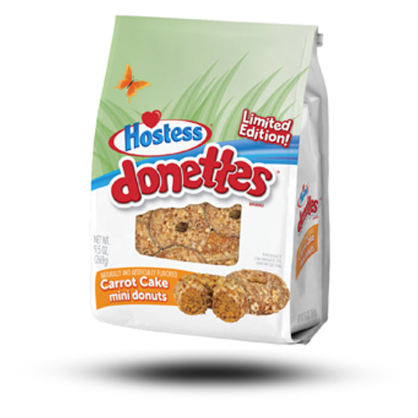 Süßigkeiten aus aller Welt, amerikanische Süßigkeiten, Süßigkeiten bestellen, Sweets online, internationale Süßigkeiten, Kekse und Kuchen aus aller Welt, American Sweets, Hostess Donettes Carrot Cake 