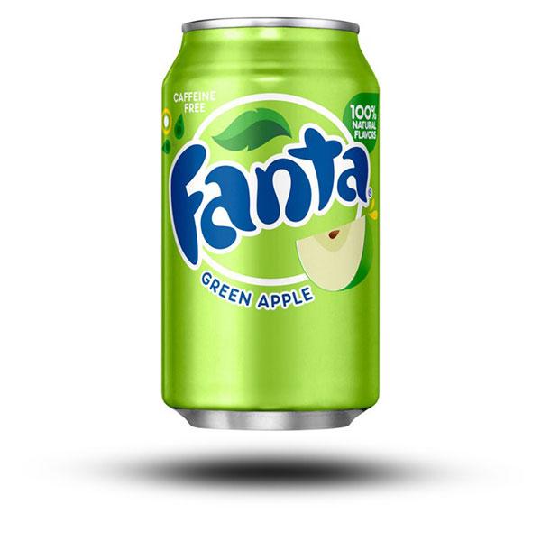 Fanta Sorten, amerikanische Getränke, Getränke aus aller Welt, internationale Getränke, amerikanische Drinks, Drinks aus aller Welt, Fanta Green Apple