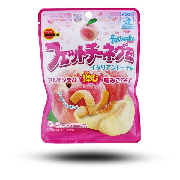 Süßigkeiten aus aller Welt, asiatische Süßigkeiten, japanische Süßigkeiten, Süßigkeiten bestellen, Sweets online, internationale Süßigkeiten, japanisches Fruchtgummi, Fettuccine Gummi Italian Peach