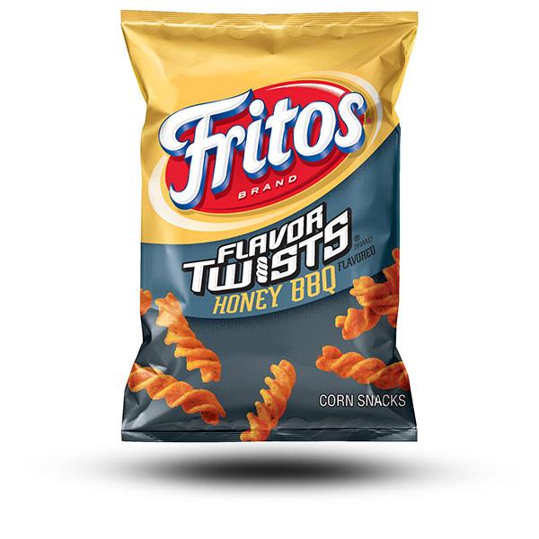 Süßigkeiten aus aller Welt, amerikanische Süßigkeiten, Süßigkeiten bestellen, Sweets online, internationale Süßigkeiten, Chips aus aller Welt, American Sweets, Fritos Honey BBQ Twisted Corn Chips