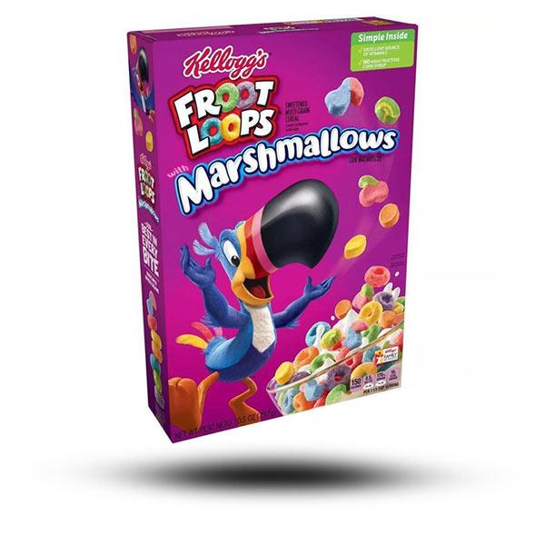 Süßigkeiten aus aller Welt, amerikanische Süßigkeiten, internationale Süßigkeiten, Süßigkeiten bestellen, Sweets online, amerikanische Cereals, amerikanische Cornflakes, Kelloggs Froot Loops Marshmallows