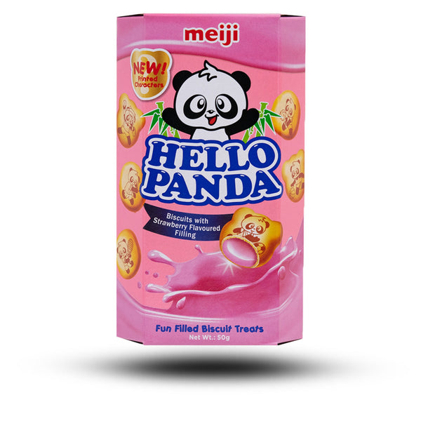 Süßigkeiten aus aller Welt, asiatische Süßigkeiten, japanische Süßigkieten, Süßigkeiten bestellen, Sweets online, internationale Süßigkeiten, Kekse und Kuchen aus aller Welt, Hello Panda Strawberry