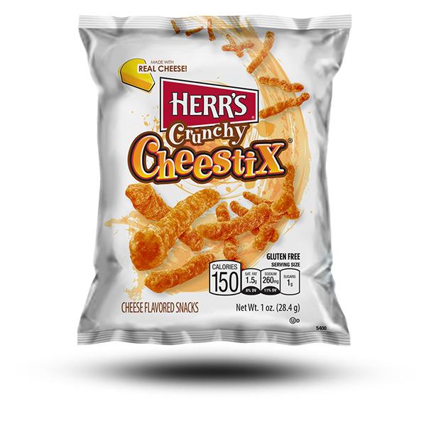 Süßigkeiten aus aller Welt, amerikanische Süßigkeiten, Süßigkeiten bestellen, Sweets online, internationale Süßigkeiten, Chips aus aller Welt, American Sweets, Herrs Crunchy Cheestix