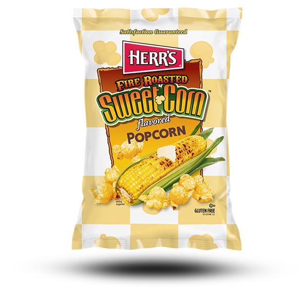 Süßigkeiten aus aller Welt, amerikanische Süßigkeiten, Süßigkeiten bestellen, Sweets online, internationale Süßigkeiten, Chips aus aller Welt, American Sweets, Herrs Fire Roasted Sweet Corn Popcorn