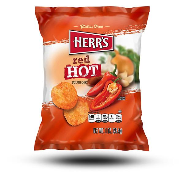 Süßigkeiten aus aller Welt, amerikanische Süßigkeiten, Süßigkeiten bestellen, Sweets online, internationale Süßigkeiten, Chips aus aller Welt, American Sweets, Herrs Red Hot Chips