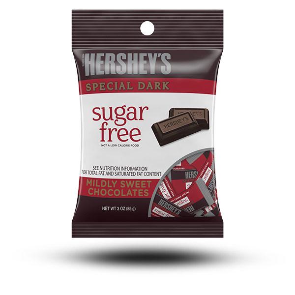 Süßigkeiten aus aller Welt, amerikanische Süßigkeiten, Süßigkeiten bestellen, Sweets online, internationale Süßigkeiten, Chips aus aller Welt, American Sweets, Hersheys Sugar Free Dark Chocolate Minis