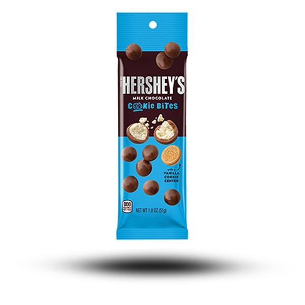 Süßigkeiten aus aller Welt, amerikanische Süßigkeiten, internationale Süßigkeiten, Süßigkeiten bestellen, Sweets online, Schokolade aus aller Welt, American Sweets, Hersheys Milk Chocolate Cookie Bites