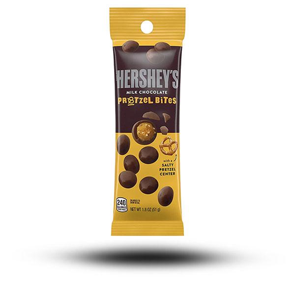 Süßigkeiten aus aller Welt, amerikanische Süßigkeiten, internationale Süßigkeiten, Süßigkeiten bestellen, Sweets online, Schokolade aus aller Welt, American Sweets, Hersheys Milk Chocolate Pretzel Bites