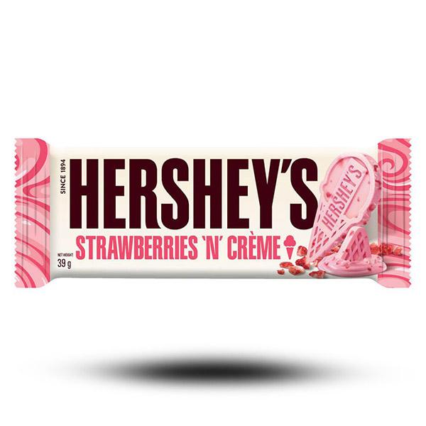 Süßigkeiten aus aller Welt, amerikanische Süßigkeiten, internationale Süßigkeiten, Süßigkeiten bestellen, Sweets online, Schokolade aus aller Welt, American Sweets, Hersheys Strawberries N Creme