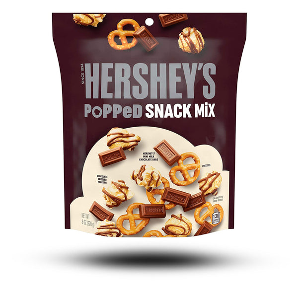 Hersheys Chocolate Popped Snack Mix 226g