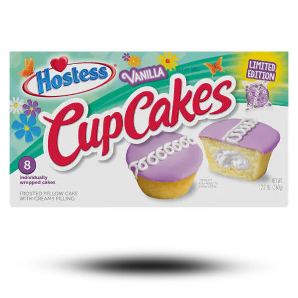 Süßigkeiten aus aller Welt, amerikanische Süßigkeiten, Süßigkeiten bestellen, Sweets online, internationale Süßigkeiten, Kekse und Kuchen aus aller Welt, American Sweets, Hostess Vanilla CupCakes 