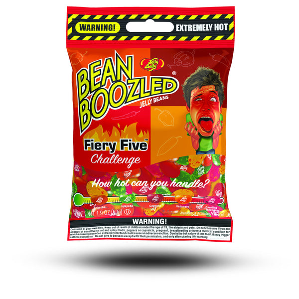 american candy, amerikanisches Fruchtgummi, Fruchtgummi aus aller Welt, amerikanische Süßigkeiten, Süßigkeiten aus aller Welt, american sweets, Jelly Belly Bean Boozled Flaming Five Challenge 