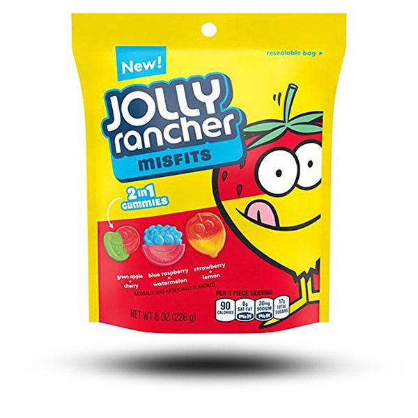 Süßigkeiten aus aller Welt, amerikanische Süßigkeiten, internationale Süßigkeiten, Fruchtgummi aus aller Welt, American Sweets, Jolly Rancher Misfits 2 in 1 Gummie