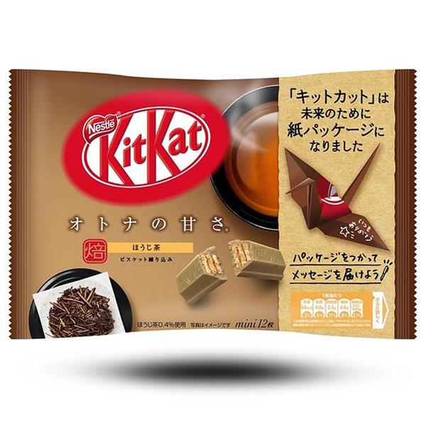 Süßigkeiten aus aller Welt, asiatische Süßigkeiten, japanische Süßigkeiten, internationale Süßigkeiten, Süßigkeiten bestellen, Sweets online, japanische Schokolade, KitKat Mini Hojicha Roasted Green Tea