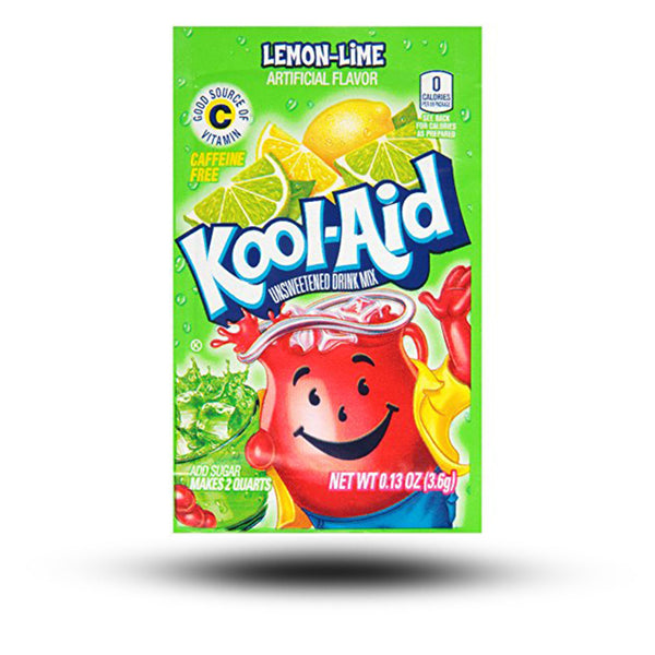 amerikanische Getränke, Getränke aus aller Welt, internationale Getränke, amerikanische Drinks, Drinks aus aller Welt, Kool Aid Lemon Lime Softdrink Mix