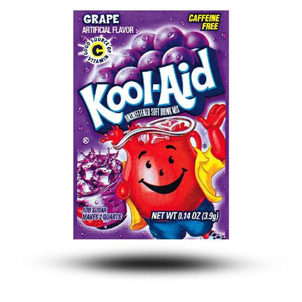 amerikanische Getränke, Getränke aus aller Welt, internationale Getränke, amerikanische Drinks, Drinks aus aller Welt, Kool Aid Grape Softdrink Mix