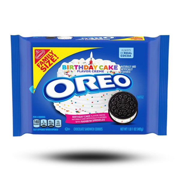 Süßigkeiten aus aller Welt, amerikanische Süßigkeiten, Süßigkeiten bestellen, Sweets online, internationale Süßigkeiten, Kekse und Kuchen aus aller Welt, American Sweets, Oreo Birthday Cake Sandwich Cookies