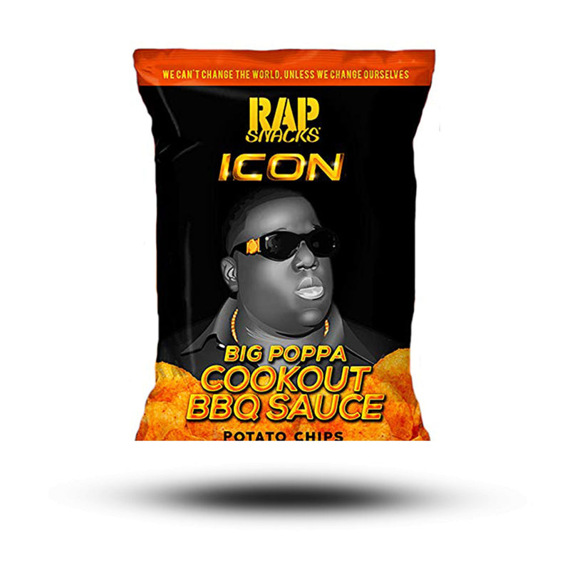 Süßigkeiten aus aller Welt, amerikanische Süßigkeiten, Süßigkeiten bestellen, Sweets online, internationale Süßigkeiten, Chips aus aller Welt, American Sweets, Rap Snacks Big Poppa Cookout BBQ Notorious BIG