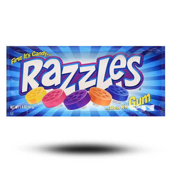 Süßigkeiten aus aller Welt, amerikanische Süßigkeiten, Süßigkeiten bestellen, Sweets online, internationale Süßigkeiten, American Candy, American Sweets,  Razzles Originals 