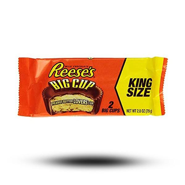 Süßigkeiten aus aller Welt, amerikanische Süßigkeiten, internationale Süßigkeiten, Süßigkeiten bestellen, Sweets online, Schokolade aus aller Welt, American Sweets, Reese's Big Cup King Size 