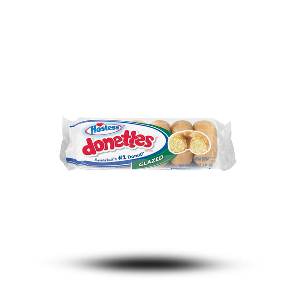 Süßigkeiten aus aller Welt, amerikanische Süßigkeiten, Süßigkeiten bestellen, Sweets online, internationale Süßigkeiten, Kekse und Kuchen aus aller Welt, American Sweets, Hostess Donettes Mini Donuts Glazed