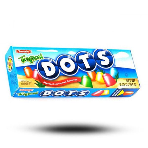 Süßigkeiten aus aller Welt, amerikanische Süßigkeiten, internationale Süßigkeiten, Fruchtgummi aus aller Welt, American Sweets, Dots Tropical