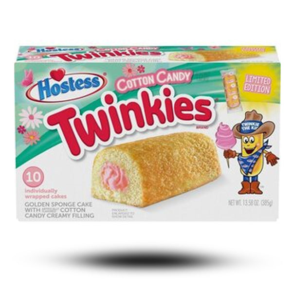 Süßigkeiten aus aller Welt, amerikanische Süßigkeiten, Süßigkeiten bestellen, Sweets online, internationale Süßigkeiten, Kekse und Kuchen aus aller Welt, American Sweets, Hostess Cotton Candy Twinkies 